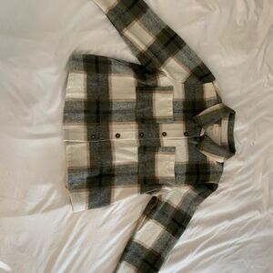 MELLODAY Plaid Jacket Shirt